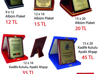 Plaket Fiyatları